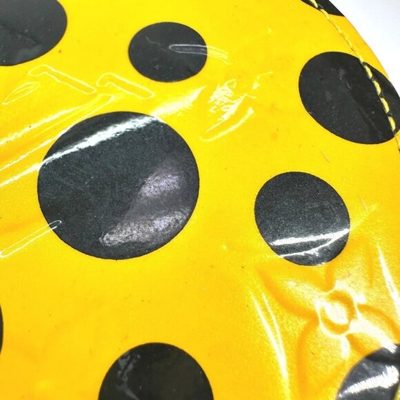 LOUIS VUITTON Vernis Yayoi Kusama Porte Monet-Chapeau Wallet coin purse - Picture 7 of 13